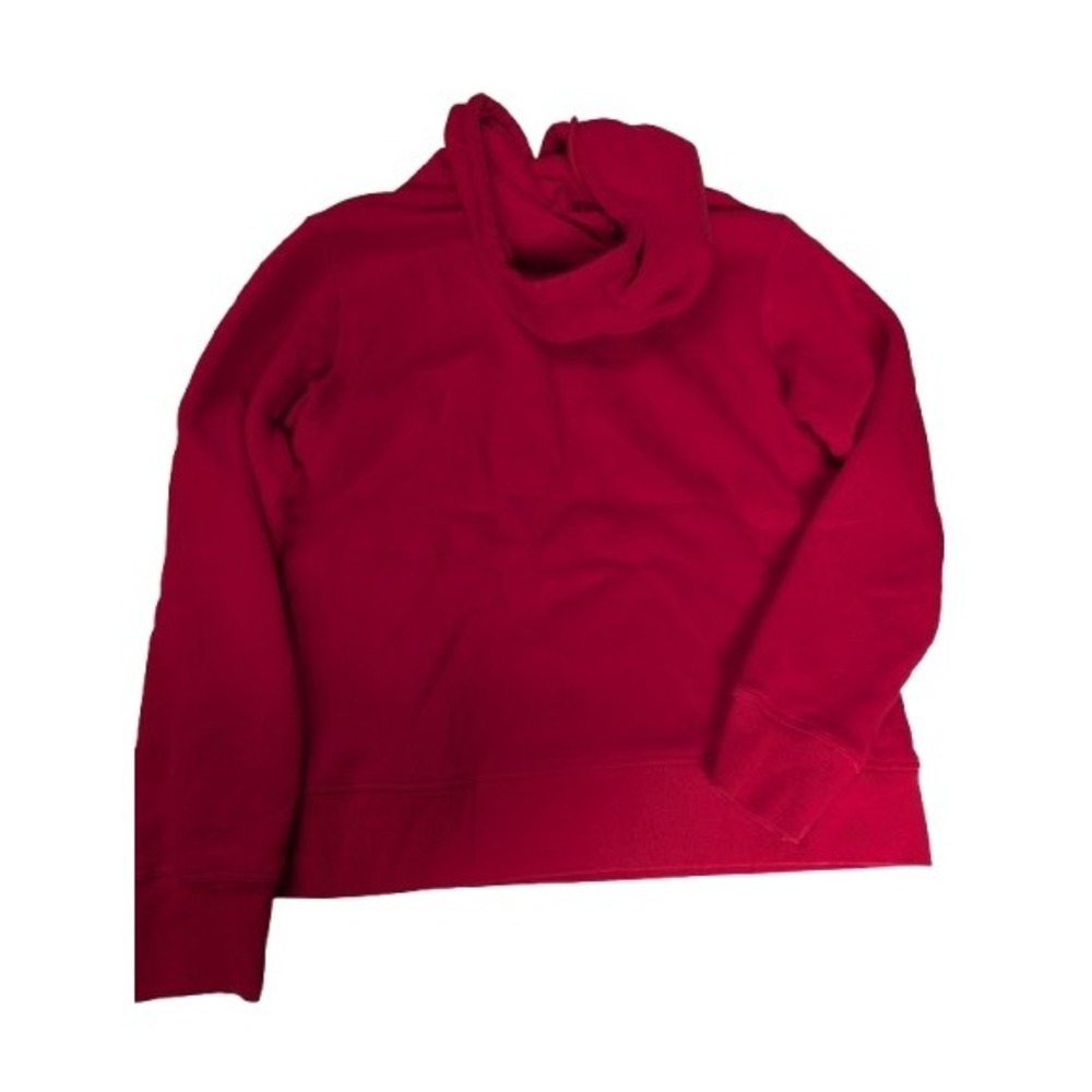 Reebok Red Graphic Logo Hoodie Sweatshirt Pullover Casual Activewear Size S - Picture 2 of 10